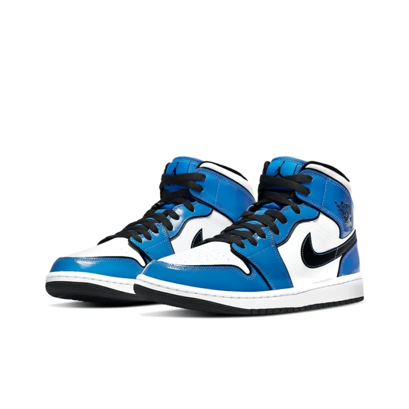 Jordan 1 Mid Signal Blue-2
