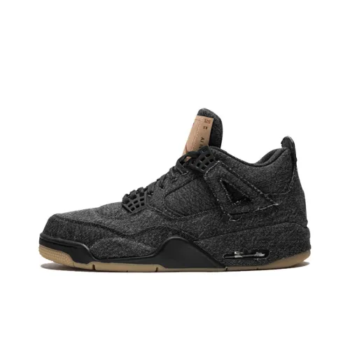 Jordan 4 Retro Levi's Black Levi's Tag