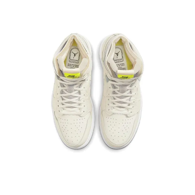 Jordan 1 High Zoom Air Cmft Pearl White Women's-3