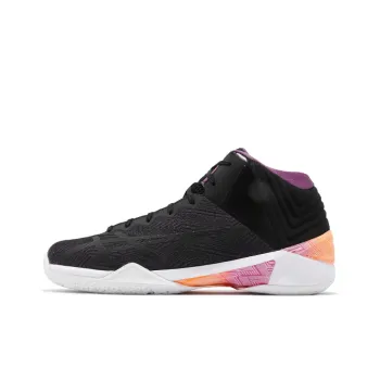 Asics Gel-Burst 22 GE Anti-Slip Wear-Resistant Low-Top Vintage Basketball Shoes Men's Black Pink