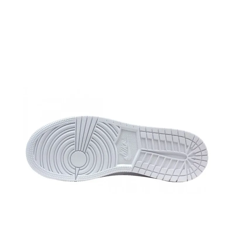 Jordan 1 Low GS Triple White-5