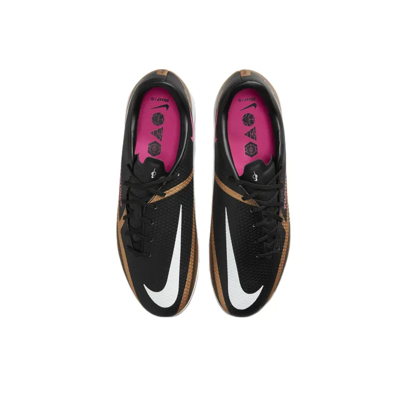 Nike Phantom GT2 Academy IC Soccer Shoes Unisex Black Gold White-3