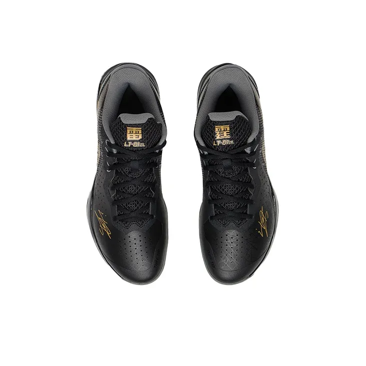 LiNing Thunder Series Thunder CL Anti-Slip Wear-Resistant Low-Top Badminton Shoes Unisex Black-3