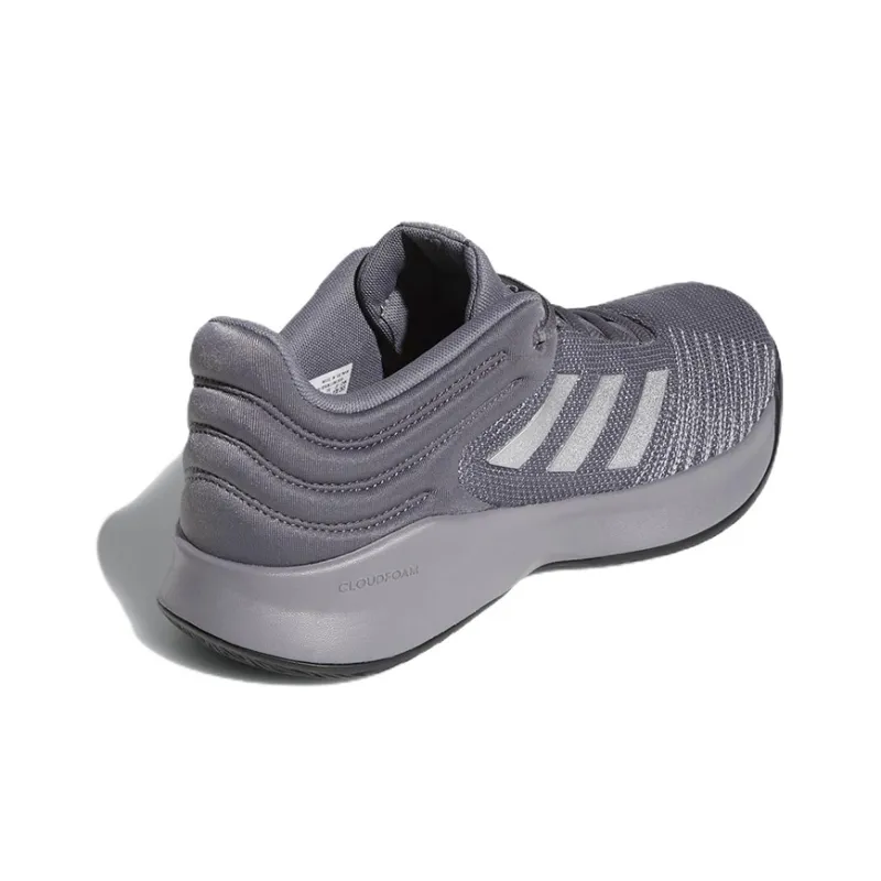 Adidas Pro Spark Wear-Resistant Low-Top Vintage Basketball Shoes Men's Gray-3