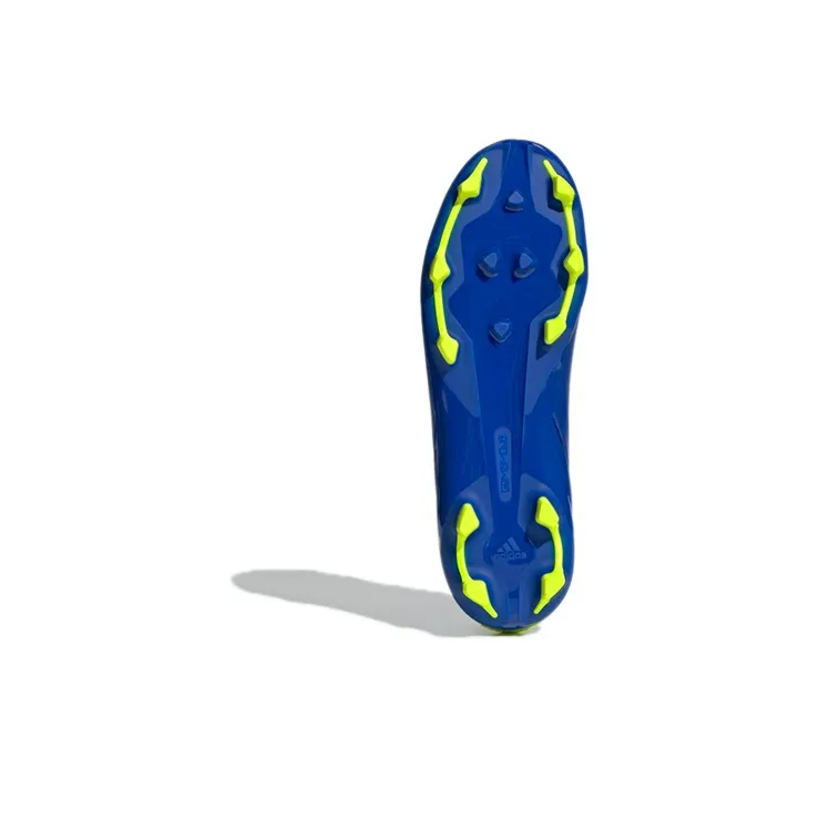 Adidas Gamemode FG Rubber Long Studs Slip Resistant Soccer Shoes Men's Blue Yellow-5