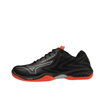 Mizuno Wave Claw Badminton Shoes Unisex Low Top Black/Red