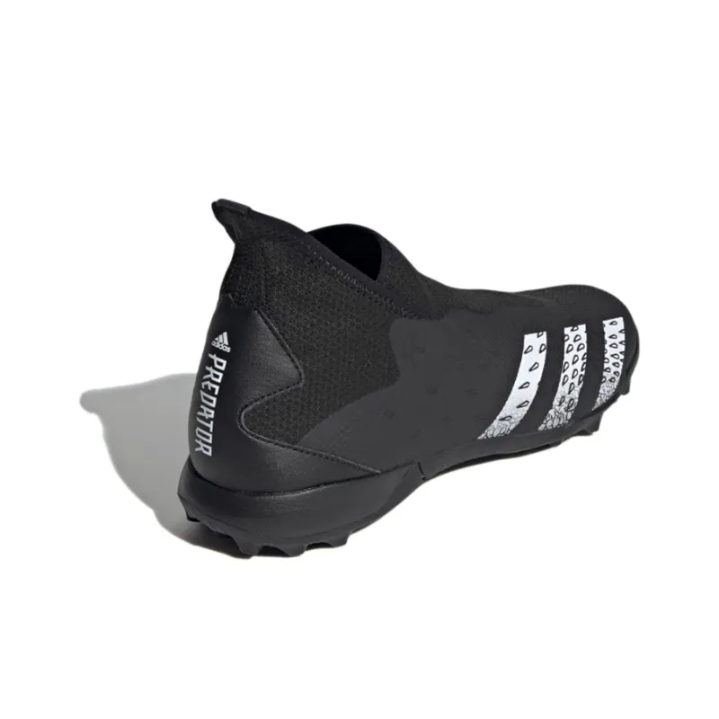 Adidas Predator Freak Laceless Tf Demonscale Black White-3