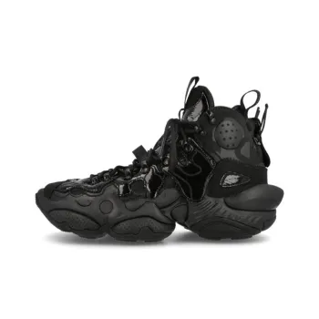 LiNing New York Fashion Apparel ACE Runway Style High Top Vintage Basketball Shoes Unisex Black