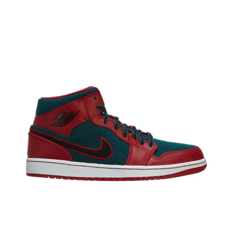 Jordan 1 Mid Gym Red Black Dark Sea-1