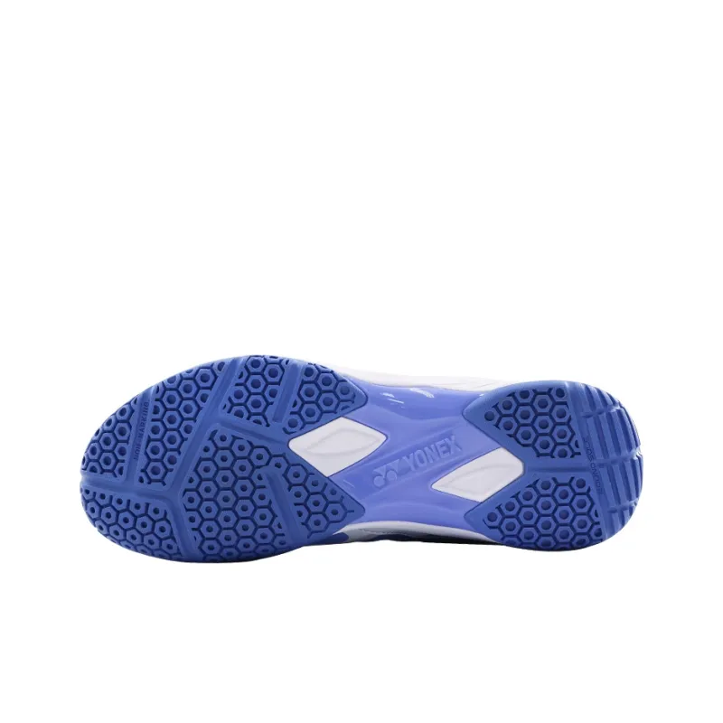 YONEX Cushioning Anti Slip Wear Resistant Breathable Lightweight Coverage Low Top Badminton Shoes Unisex White Blue-4