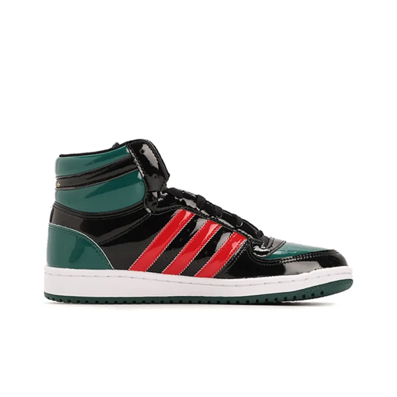 Adidas Top Ten Black Green Red Patent-1