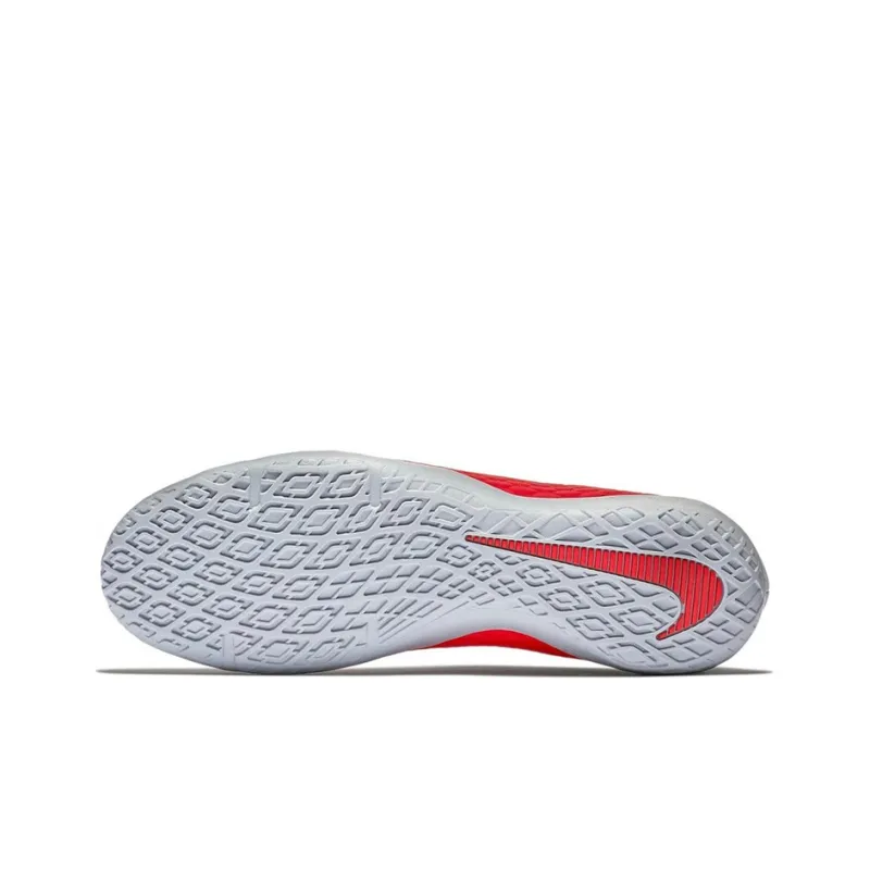 Nike Hypervenom Soccer Shoes Men Low-Top Gray/Red-5