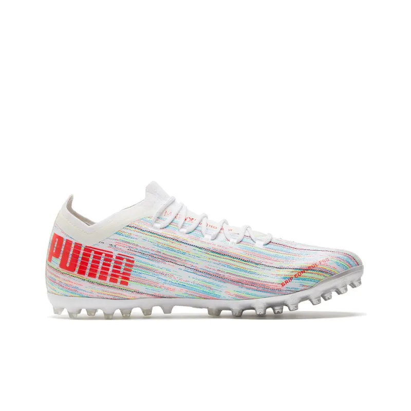 PUMA Ultra 1.2 Mg Soccer Shoes White/Red-1
