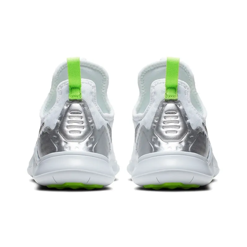 Nike Free TR8 White/Silver/Green Women's-3