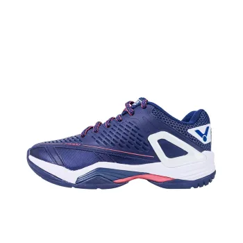 VICTOR 9300 Cushioning Anti-Slip And Wear-Resistant Coverage Support Low-Top Badminton Shoes Unisex Navy Blue
