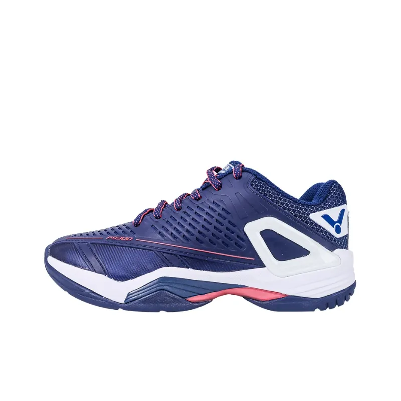 VICTOR 9300 Cushioning Anti-Slip And Wear-Resistant Coverage Support Low-Top Badminton Shoes Unisex Navy Blue-0