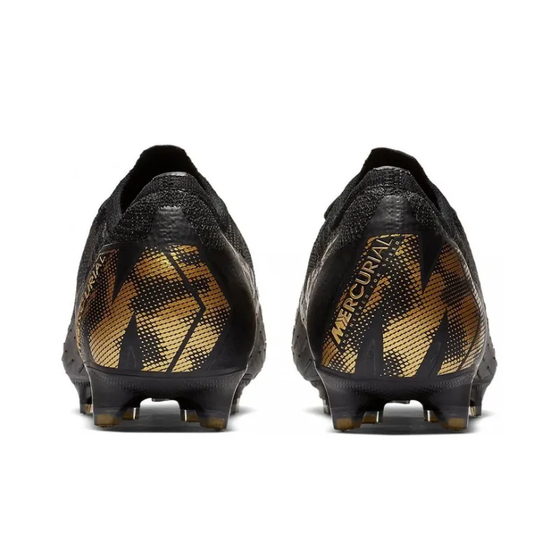 Nike Vapor 12 Elite Fg Black Gold-4