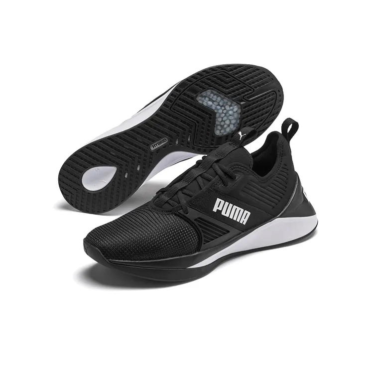 PUMA Jaab Xt Pwr Cushioning Wear-Resistant Low-Top Training Shoes Men's Black White-4