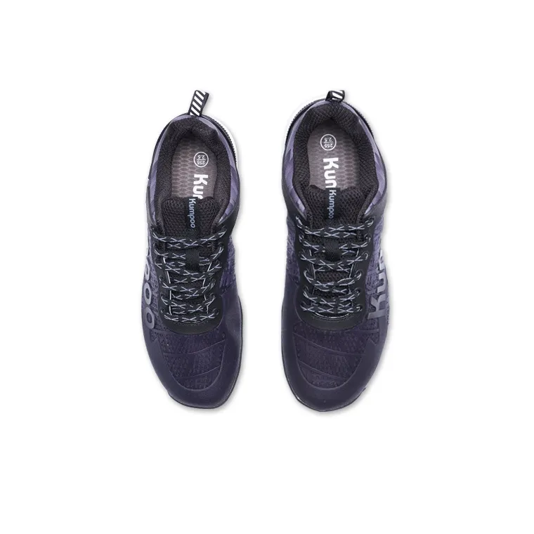 KUMPOO Badminton Shoes Unisex Low Top Black-3