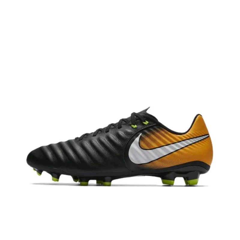 Nike Tiempo Ligera 6 Soccer Shoes Men Low-Top Black/Yellow-0