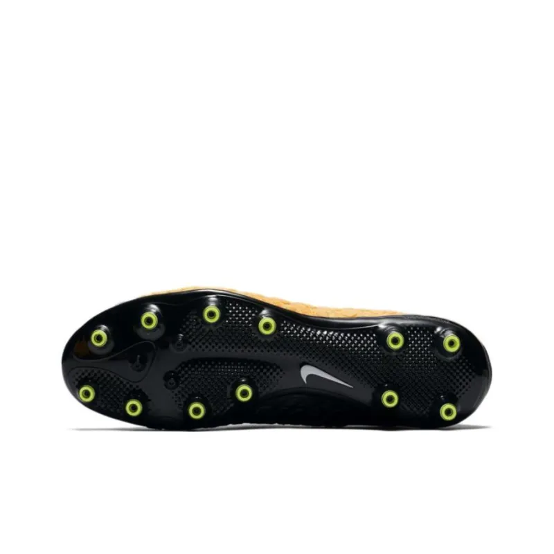 Nike Hypervenom Phantom 3 AG Rubber Short Studs Cushioning Anti-Slip And Wear-Resistant Soccer Shoes Men's Black Yellow-5
