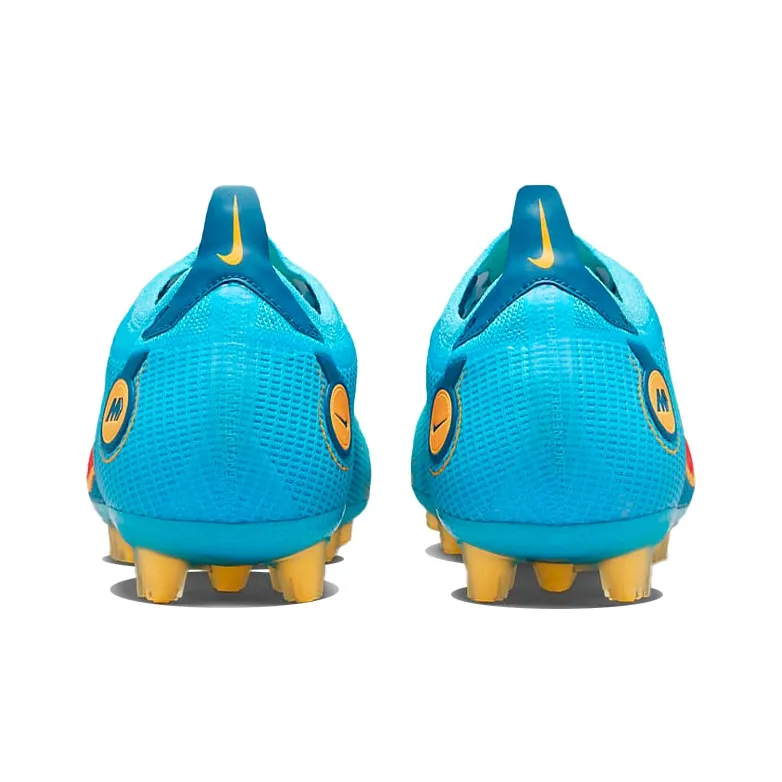 Nike Mercurial Vapor 14 Elite Hg Hard Ground Soccer Shoes Blue-4