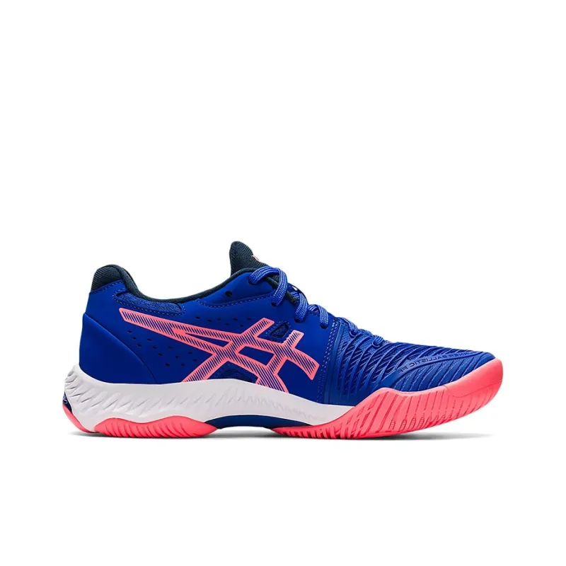 Asics Netburner Ballistic FF 2 Vintage Basketball Shoes Women's Low-Top Blue/Pink-1