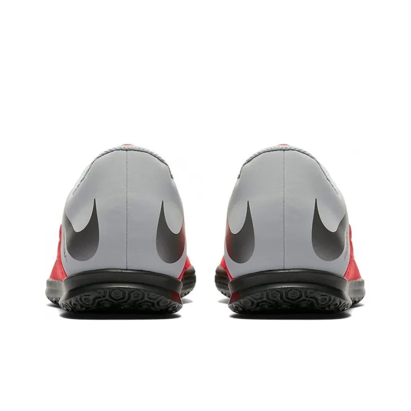 Nike IC/IN Cushioned Anti-Slip And Wear-Resistant Lightweight Soccer Shoes Men's Red Gray-4