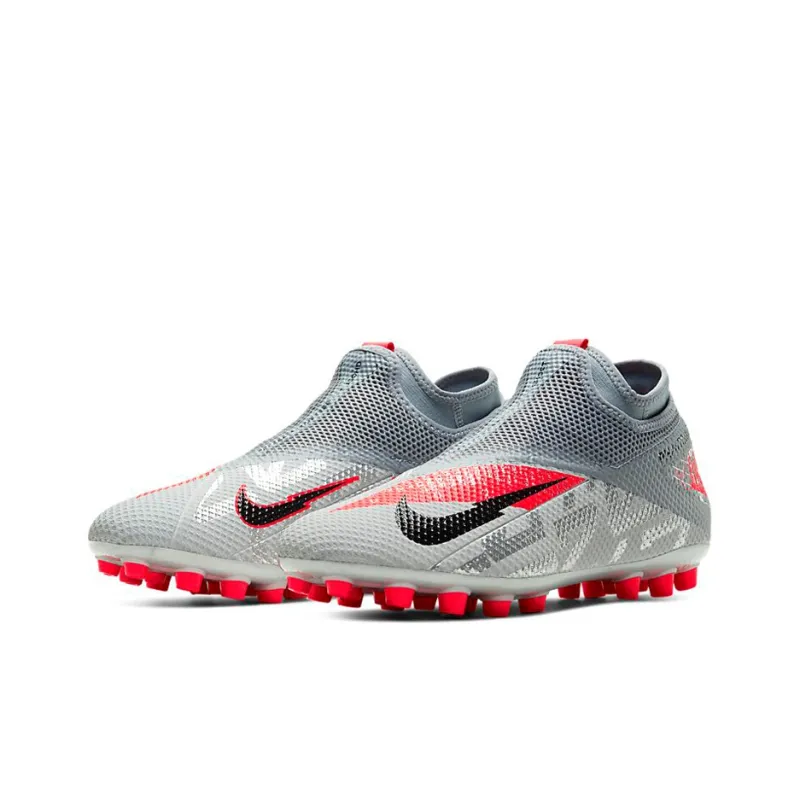Nike Phantom VSN 2 Academy DF AG Artificial Grass 'Grey Red'-2