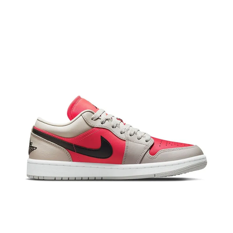 Jordan 1 Retro Low Light Iron Ore Siren Red Women's-1