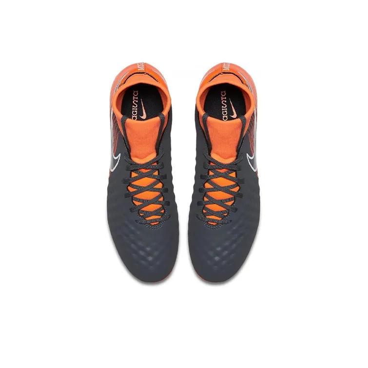 Nike Magista Obra II Pro DF FG Dark Grey Total Orange-3