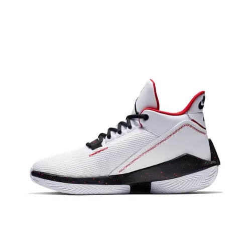 Jordan 2x3 Vintage Basketball Shoes Men Mid-Top White Flame Red