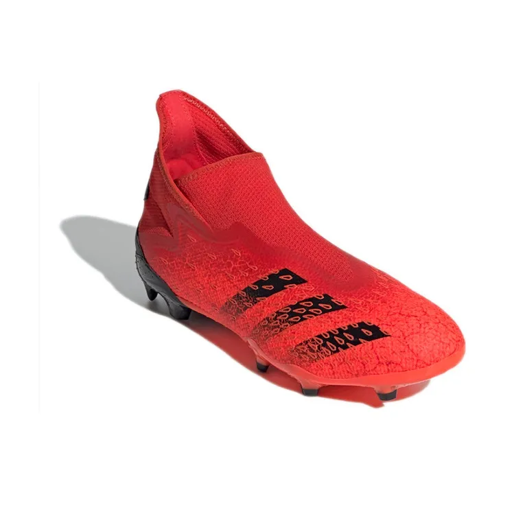 Predator Freak.3 Adidas Laceless Fg 'Demonscale - Solar Red'-2