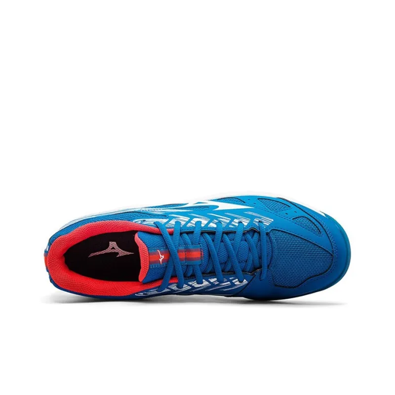 Mizuno Blast Badminton Shoes Unisex Low Top Blue/White-2