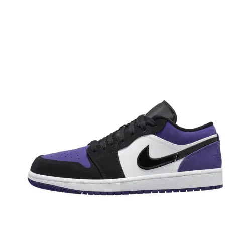 Jordan 1 Low Court Purple