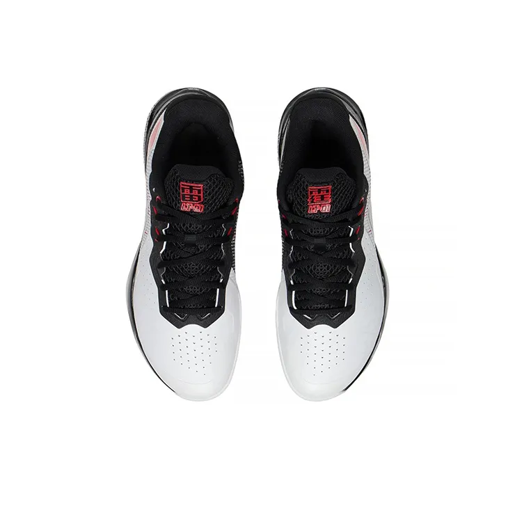 LINING Badminton Shoes Unisex Low Top Standard White/Black-3
