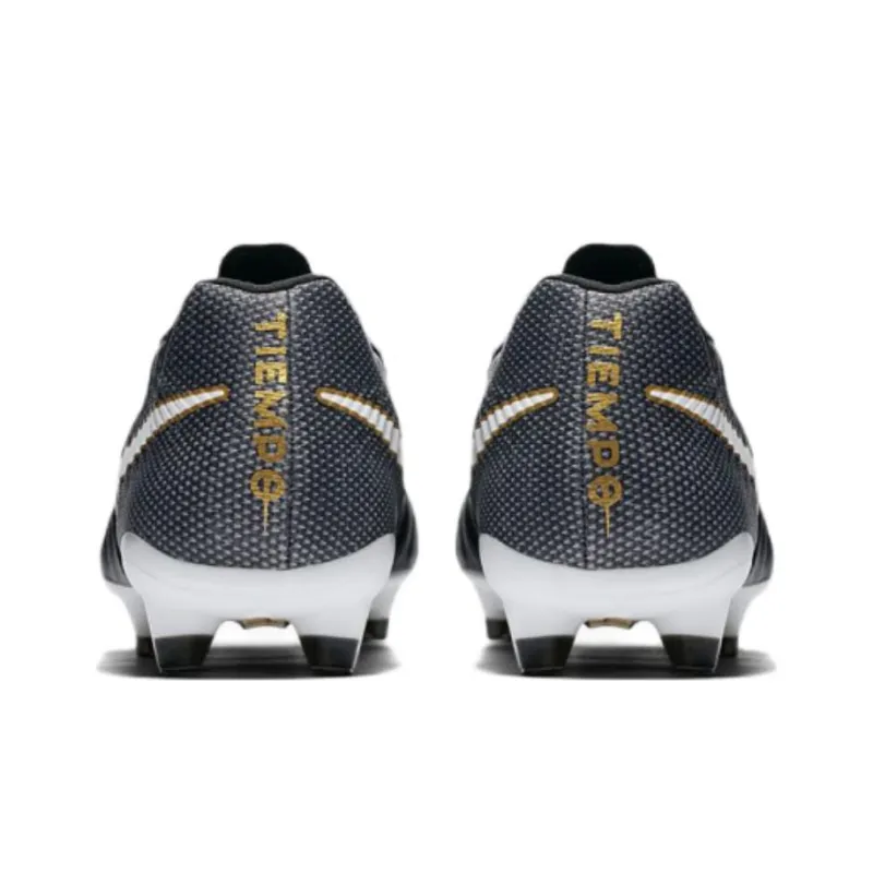 Nike TIEMPO LEGACY 3 Soccer Shoes Men Low-Top Black/Yellow/White-4