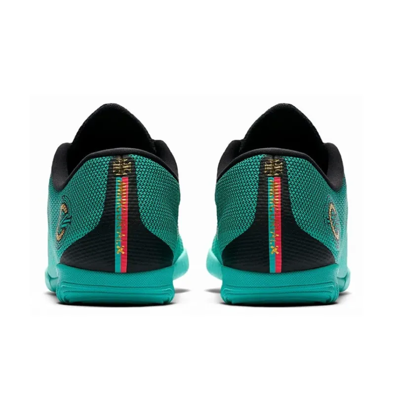 Nike Mercurial Vapor 12 Soccer Shoes Men Low-Top Green/Black-4