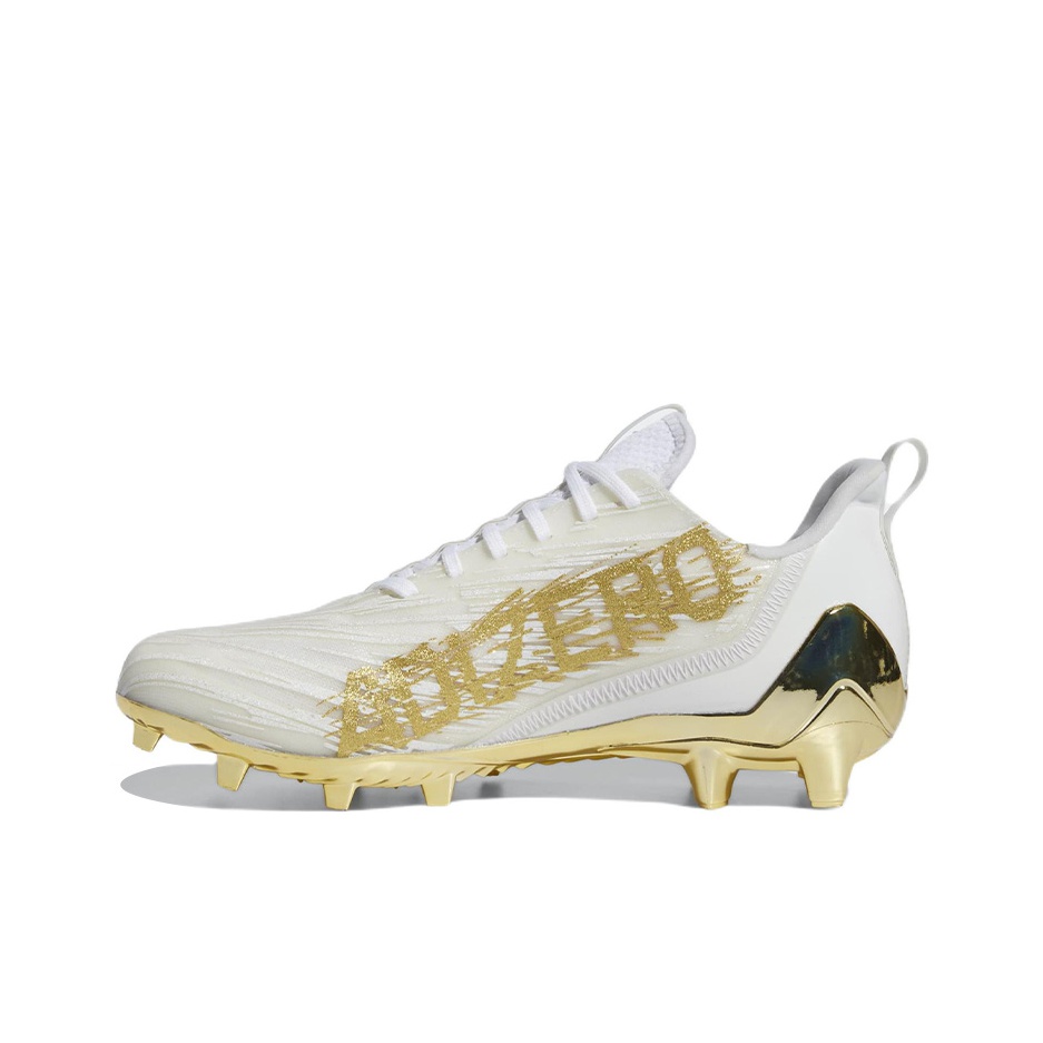 Adidas Adizero Cleats White Gold Metallic US M 8 Cheap Rcj Jordan Outlet