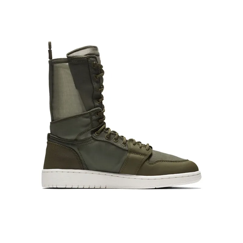 Jordan 1 Explorer Xx Olive Canvas Women's-1