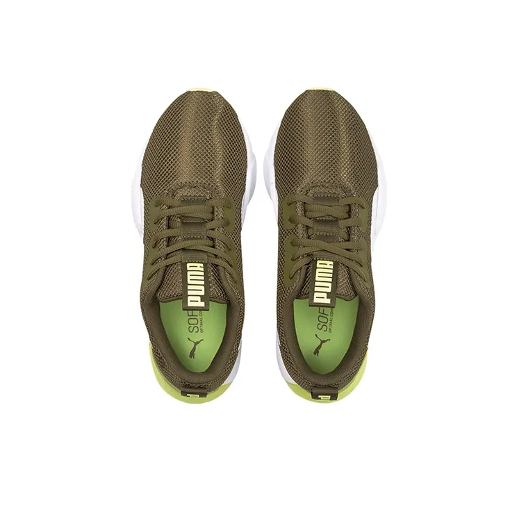 PUMA CELL Series Vorto Gleam Cushioned Wear-Resistant Lightweight Low-Top Training Shoes Women's Brownish-green-white-2