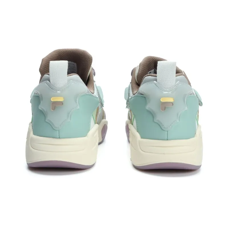 FILA FUSION Lifestyle Basketball Heritage Sneakers 'Blue White Purple' Women's-3