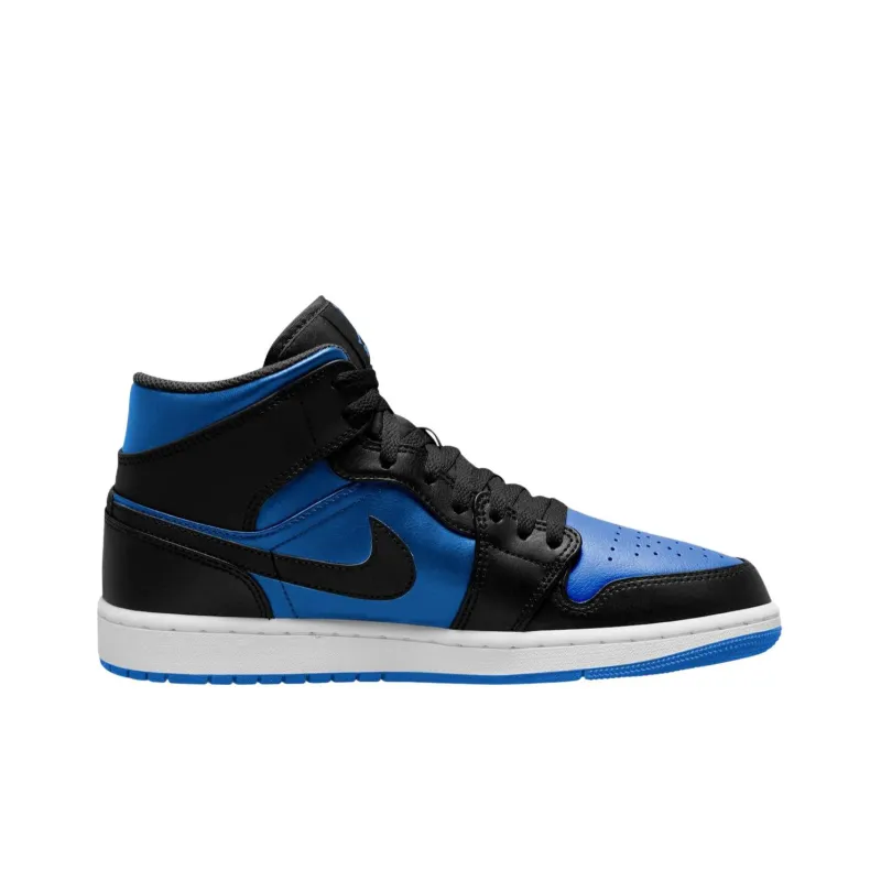 Jordan 1 Mid Black Royal Blue-1