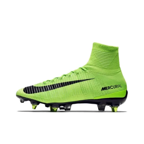 Nike Mercurial Superfly 5 Soccer Shoes Men High-Top Green/Black