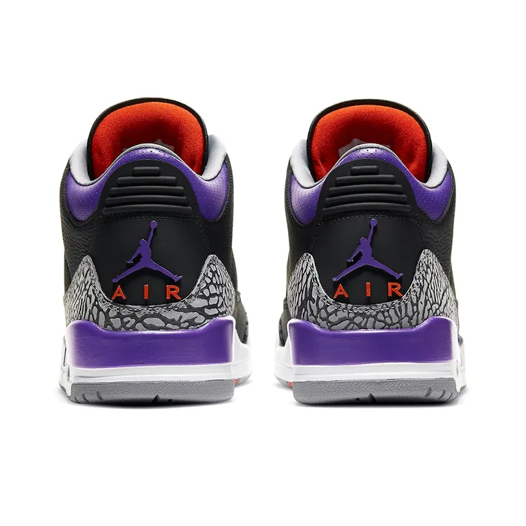 Jordan 3 Retro Black Court Purple-4