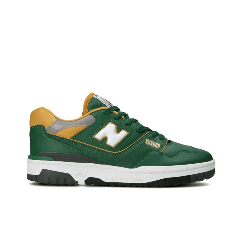 New Balance 550 Dark Green Gold-1