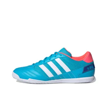 Adidas Super Sala Slip-Resistant Soccer Shoes Men's Blue White