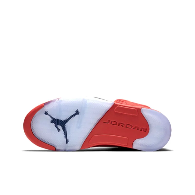 Jordan 5 Retro Red Suede-4
