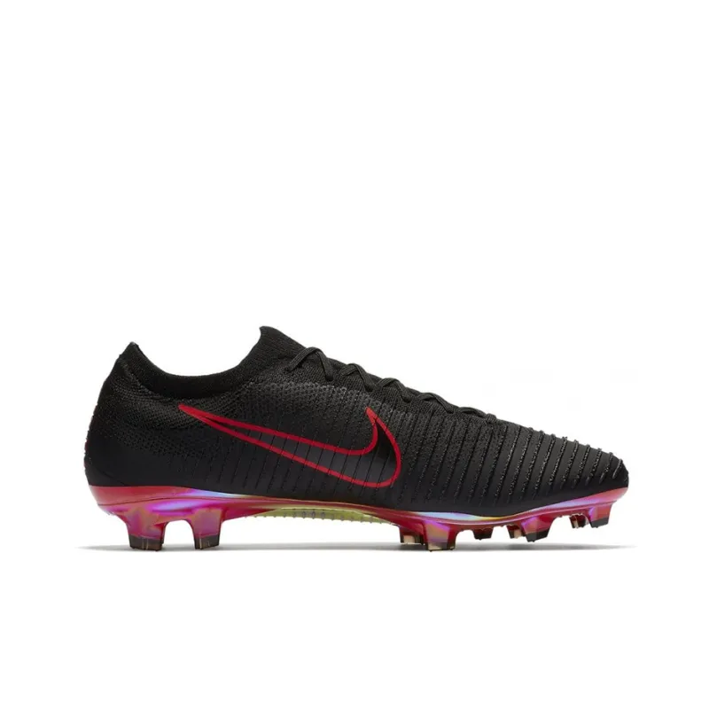 Nike Mercurial Vapor Flyknit Ultra Fg Black Red-1
