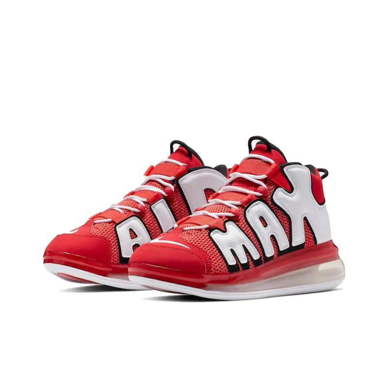 Nike Air More Uptempo 720 University Red White Black-2